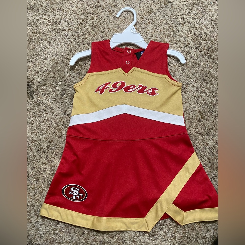 49ers 2 piece cheerleader set